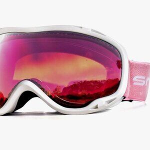 Sport Ski Pink Snowboard Goggles